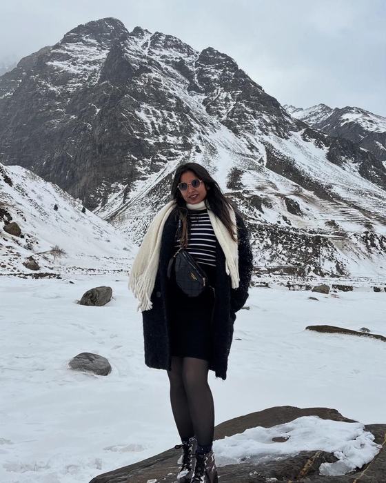 Gunjan in the mountains